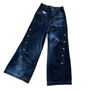 Ground Zero Button Leg Flared Jeans